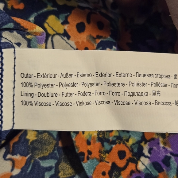 Anthropologie Traffic People Floral Print Smocked Puff Sleeve Romper Small - Picture 7 of 8